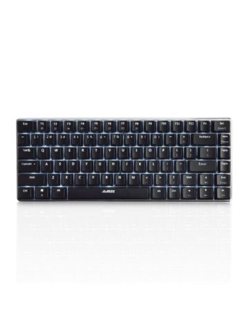 Ajazz Ak33 Geek Mechanical Keyboard, 82 Keys Layout, Blue Switches, White Led Backlight