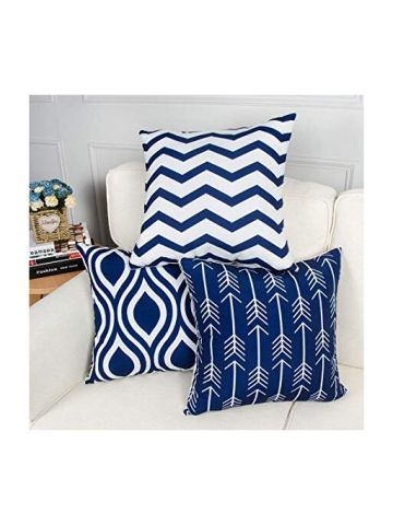 6Pc/Set Home Decorative Pillowcase Cotton Linen Sofa Cushion Throw Pillow Cover