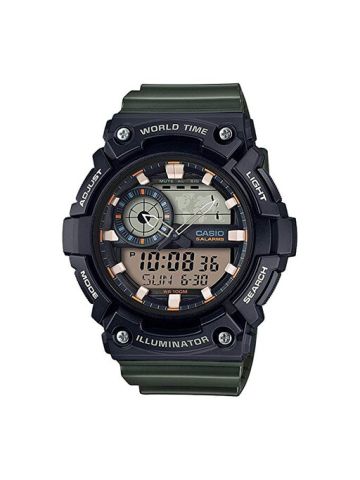 Casio  Analog-Digital Display Watch  For Men AEQ-200W-3AVDF