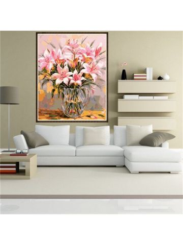 Diy Digital Oil Painting Kit Paint by Numbers on Canvas Unframed Home Decor