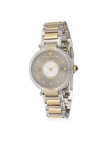 Spectrum Two Tone Stainless Steel  Wrist Watch- Two Tone