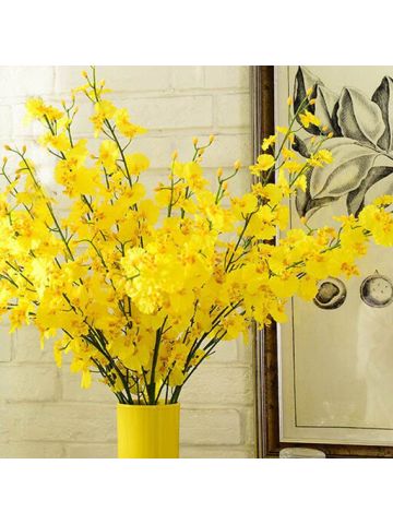 Simulation Oncidium Orchid Phalaenopsis Flowers for Wedding Decor Artificial