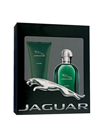 Jaguar Green For Men EDT 100ml+200ml Bath & Sg Travel Set