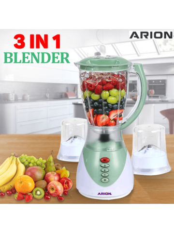 Arion Blender 3 In 1 AR-1831, White & Green