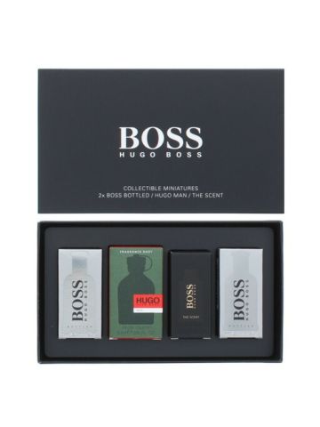 Hugo Boss Bottled EDT 2X5ml+Hugo Boss For Men EDT 5ml+The Scent EDT 5ml Miniture Set