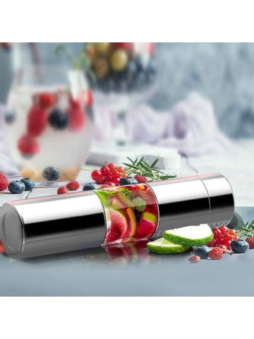 Asobu Flavor U See A Stainless Steel Fruit Infuser Slim And Classy Water Bottle 500 Ml Bpa Free