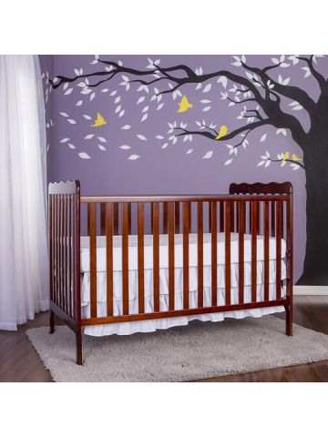 Dream On Me, Classic  3 In 1 Convertible Crib, Cherry
