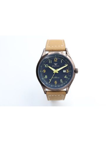 Truth Seeker Leather Men's Light Brown Watch - 82462M-1