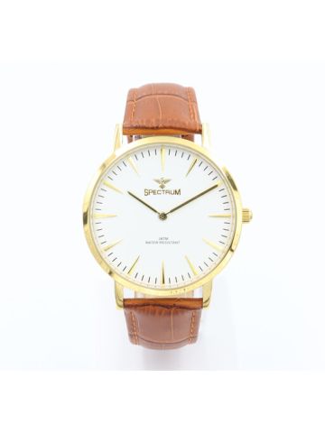 Truth Seeker Leather Men's Light Brown Watch - S82482M-2