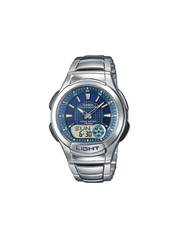 Casio Men's Stainless Steel Analog/Digital Watch AQ-180WD-2ADF