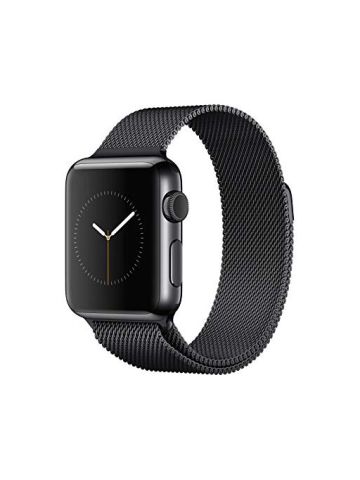 Apple Watch Band, Maikes Magnetic Closure Clasp Mesh Loop Milanese Stainless Steel Strap 42 Mm, Black