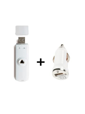 Innobiz Disfuse Keylia + Car Adapter, Transportable Oil Diffuser To Plug In Any USB Port