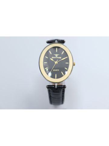 Creative Leather Women's Black Watch - 93250L-2