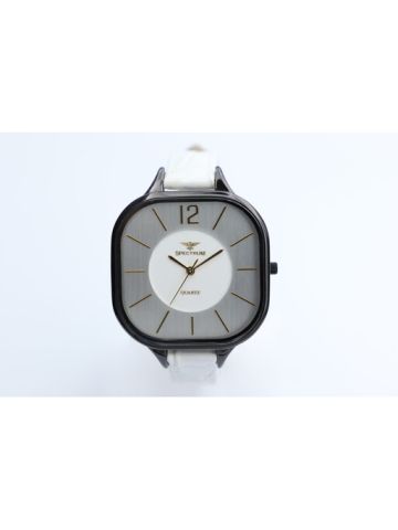 Challenger Leather WOMEN's White Watch - 93474L-1