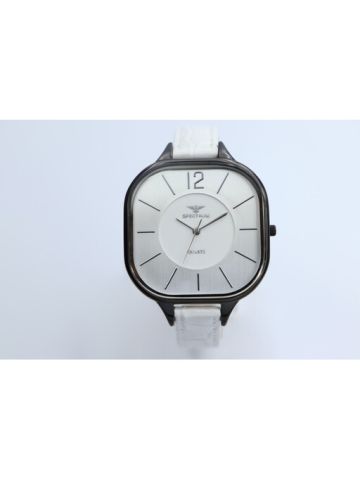 Challenger Leather Women's White Watch - 93474L-2