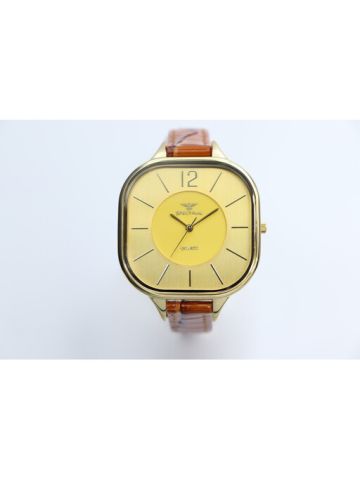 Challenger Leather Women's Brown Watch - 93474L-4