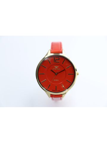 Truth seeker Leather Women's Red Watch - 93475L-3