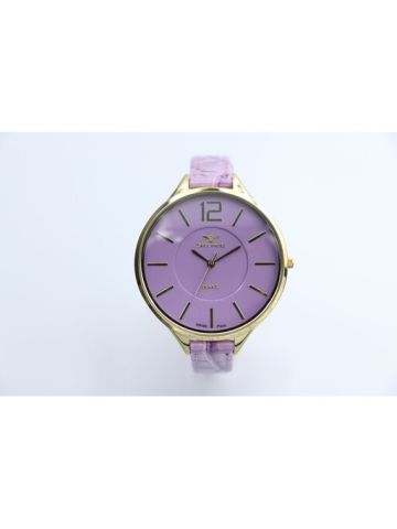 Truth seeker Leather Women's Purple Watch - 93475L-5