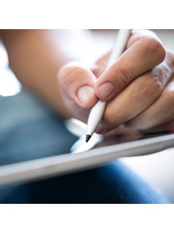 Adonit Ink Stylus For Windows Powered Tablets And 2-In-1 Devices Silver