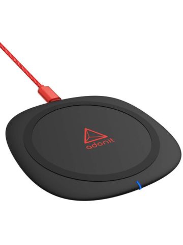 ADONIT Wireless Charger, 10W Qi-Certified Wireless Charging Pad, Compatible Black