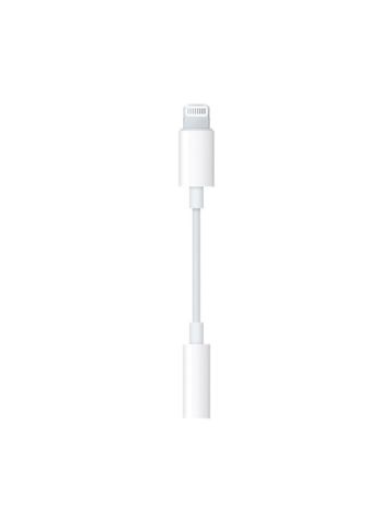 Apple Lightning To 3.5mm Headphone Jack Adapter White