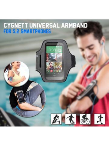 Cygnett Universal Armband For Any 5.2" Smartphones, Black