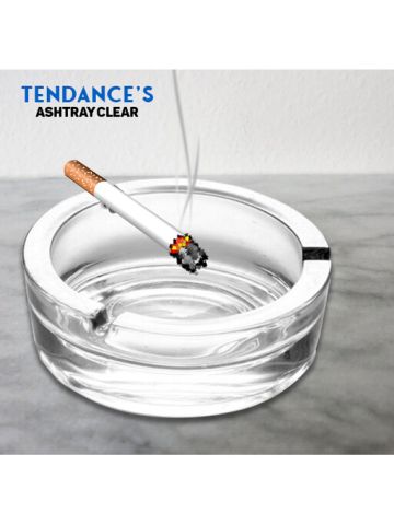 Tendance'S  Glass  Ashtray  - Clear