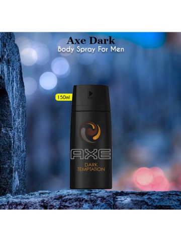 Axe Dark Temptation Deodorant Body Spray For Men, 150ml