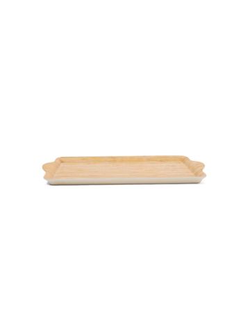 Sunray Bamboo Fiber Tray Brown 38 X 26 cm