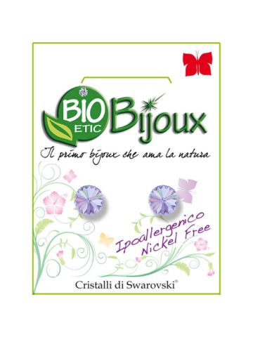Bio Etic Bijoux Italy Earring Rivolo 6. 2mm Vitrail Light