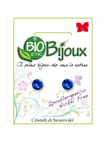 Bio Etic Bijoux Italy Earring Xirius 5. 3mm Capri Blue