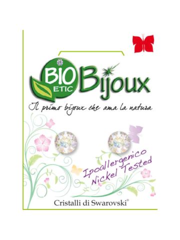 Bio Etic Bijoux Italy Earring Xirius 6. 2mm White Patina