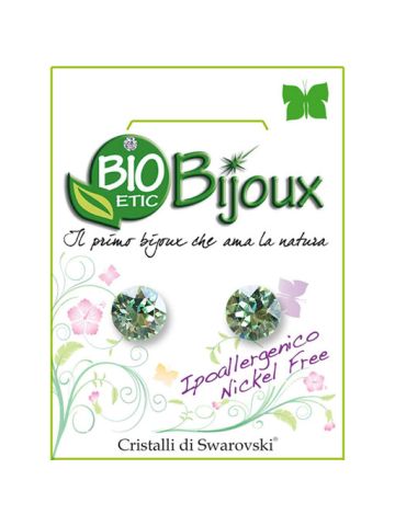 Bio Etic Bijoux Italy Earring Xirius 7. 15mm Chrystolite