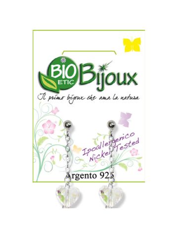 Bio Etic Bijoux Italy Earring Pendente Heart, Bioetic