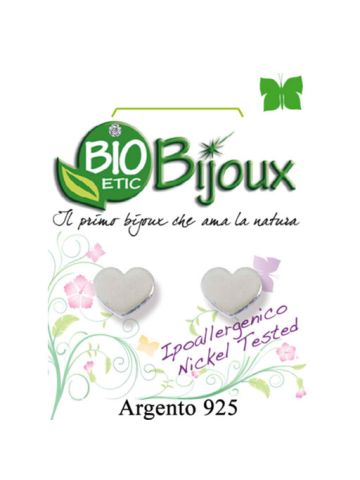 Bio Etic Bijoux Italy Earring Heart 8. 7X7. 6mm