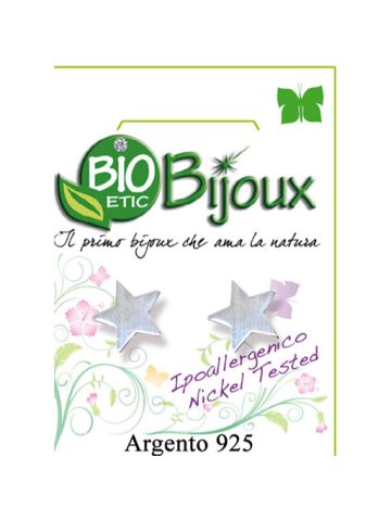 Bio Etic Bijoux Italy Earring Star 9. 5mm