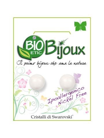 Bio Etic Bijoux Italy Earring Pearl 8mm White