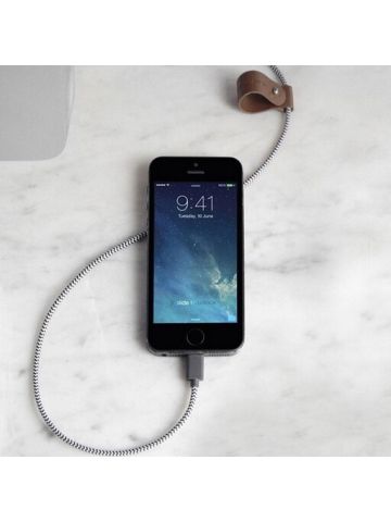 Native Union Belt 1.2 M Lighting Cable  Zebra