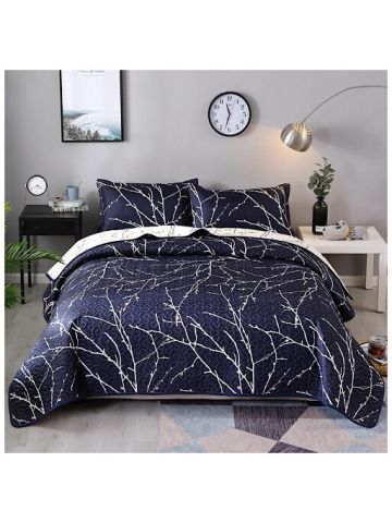 King Size  Summer Blanket, Twig Design
