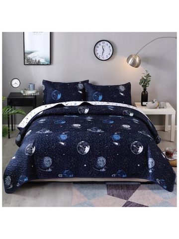 King Size Summer Blanket , Galaxy Design