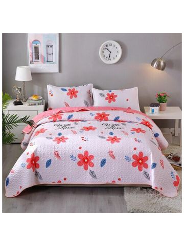 King Size Summer Blanket , With Love Design
