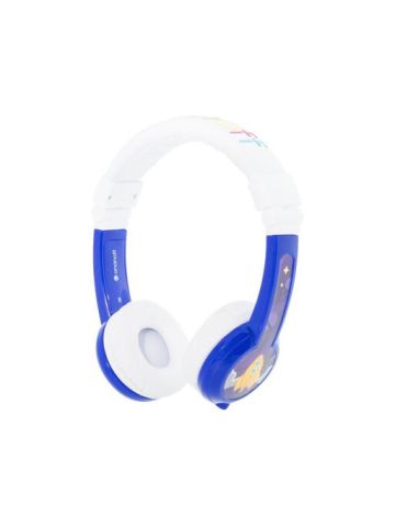 Buddyphones Explore Foldable Headphones With Mic Blue