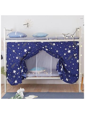 1 Piece, Lower Deck Curtain, White Stars Design
