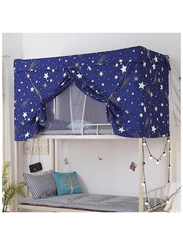 Upper Deck Curtain, White Stars Design