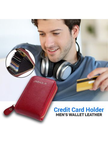 Men's Wallet Leather Credit Card Holder