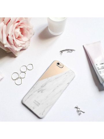 Native Union Clic Marble Metal White Case For I Phone 8 / 7