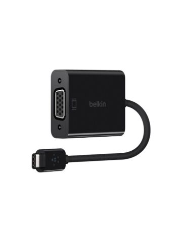 Belkin - 14 cm USB-C to VGA Adapter - Black,