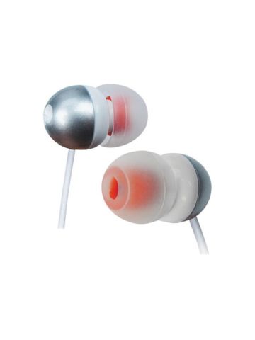 Cygnett Earbuds Silver/White With Orange Inner For IPod, IPad And Mp3 Players