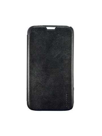 Thread Flip - Black PU Flip Case For Samsung Galaxy S5