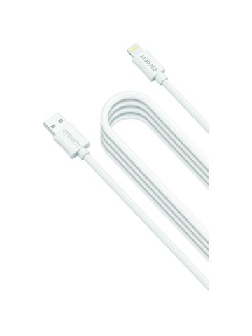 Cygnett Lightning Charge And Sync 4M Round Soft Rubber Cable, White